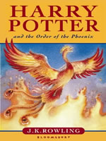 Couverture anglaise d'Harry Potter et l'Ordre du Phénix